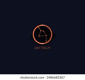 Elevate your project with this constellation icon template reveal.	