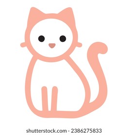 Eleva tu pequeño negocio con un logotipo de gato pintado a mano y vectorizado. El diseño minimalista combina con el encanto adorable y resume la esencia de la marca. Disponible en EPS para versatilidad.