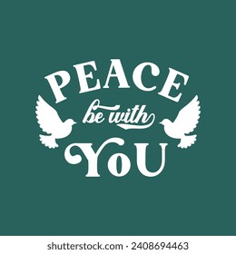 Elevate your space with our Peace Be With You Bible quote sticker. Find serenity in simplicity and carry a message of peace wherever you go.