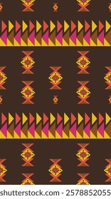 Elevate your style with this abstract triangular art, featuring sharp shapes and bold modern tones. This geometric design is versatile, making it perfect for wall art, fashion pieces, and home decor. 