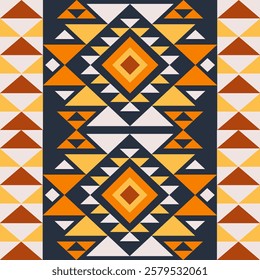 Elevate your style with this abstract triangular art, featuring sharp shapes and bold modern tones. This geometric design is versatile, making it perfect for wall art, fashion pieces, and home decor. 