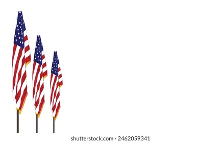 Eleva tu estilo de Super Tuesday con el diseño de ilustración de bandera de EE.