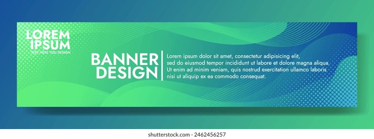 Elevate your visuals with the captivating green to blue gradient wave banner. Ideal for creating dynamic headers, attention-grabbing promotions, and modern graphics