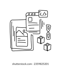 Elevate your website and mobile app with Flat Illustration Micro Frontend Architecture. Modular, scalable, and responsive for superior digital experiences