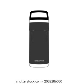 Elevation flasche water 28oz, flache symbol design Vektorgrafik