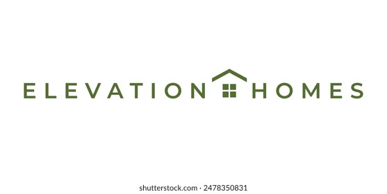 elevation home logo icon symbol