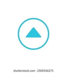 Elevator button icon. Isolated on white background. 