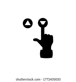 elevator button icon vector illustration logo template