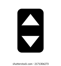 Elevator Buttons Icon Vector Symbol Design Illustration