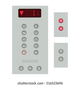 Elevator Buttons Panel