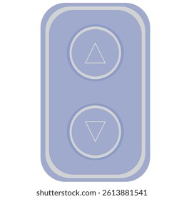  elevator buttons panel buttons in frame vector icon
