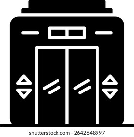Ascensor Creativo Iconos Nuevos Diseño Diseño de Vector