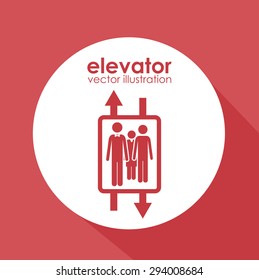 Elevator digital design, vector illustration eps 10