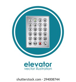 Elevator digital design, vector illustration eps 10