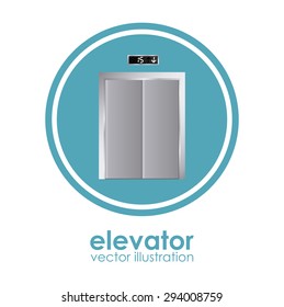 Elevator digital design, vector illustration eps 10
