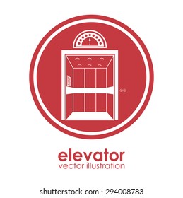 Elevator digital design, vector illustration eps 10