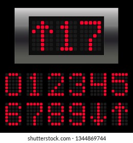 Elevator Digital Position Indicator Numbers