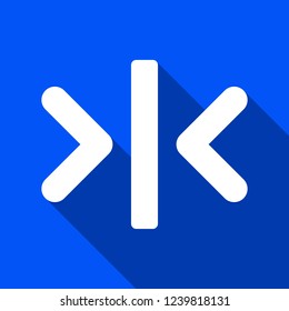 Elevator door button icon with shadow , sign design