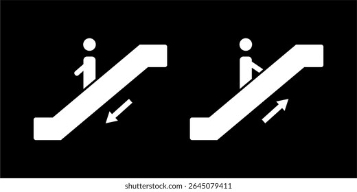 elevator up and down symbol, elevator up and down icon isolated on transparent background.