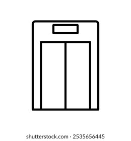elevator icon Flat logo isolated symbol