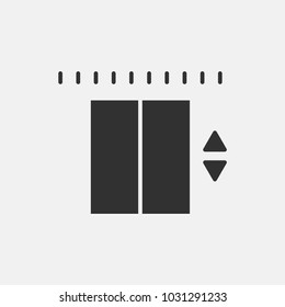Elevator icon illustration isolated vector sign symbol