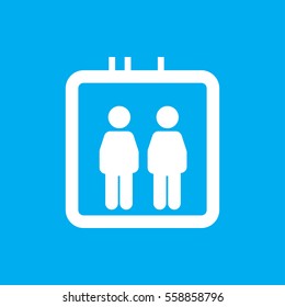 elevator icon illustration isolated vector sign symbol