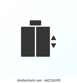 Elevator icon illustration isolated vector sign symbol