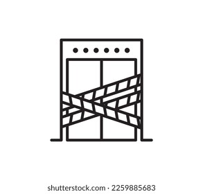 Elevator icon Lift symbols vector for app web banner logo icon button - Vector