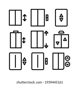elevator icon or logo isolated sign symbol vector illustration - Collection of high quality black style vector icons
