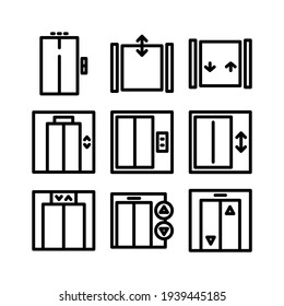 Elevator Icon Or Logo Isolated Sign Symbol Vector Illustration - Collection Of High Quality Black Style Vector Icons
