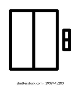 elevator icon or logo isolated sign symbol vector illustration - high quality black style vector icons
