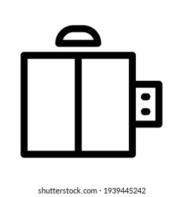 elevator icon or logo isolated sign symbol vector illustration - high quality black style vector icons
