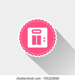 elevator icon with long shadow