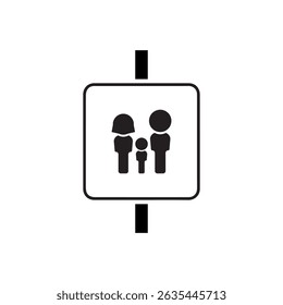 Icono de ascensor sobre fondo blanco