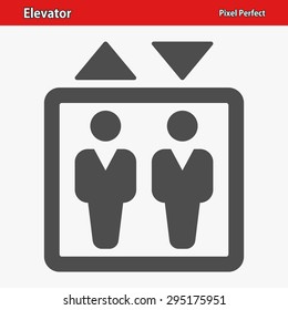 Elevator Icon. Professional, pixel perfect icons optimized for both large and small resolutions. EPS 8 format.