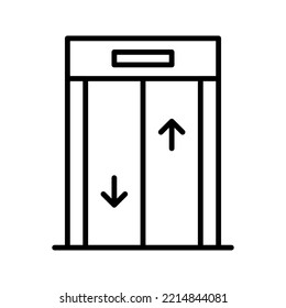 Elevator icon. sign for mobile concept and web design. vector illustration