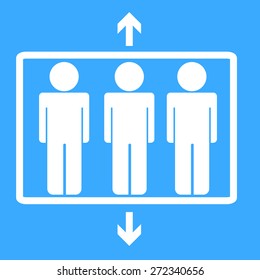 Elevator icon  sign vector illustration