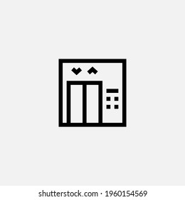 Elevator icon sign vector,Symbol, logo illustration for web and mobile