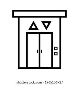 Elevator icon. with a simple design.