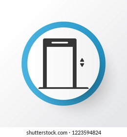Elevator icon symbol. Premium quality isolated lift element in trendy style.