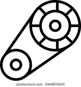 elevator icon. Thin linear style design isolated on white background