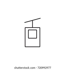Elevator icon in trendy isolated on grey background.Vector illustration.