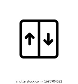 elevator icon vector for any purposes