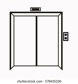 Elevator  icon. Vector design.