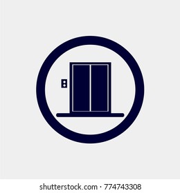 elevator icon, Vector illustration. lift icon