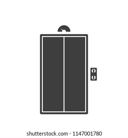 The elevator icon. Vector illustration on white background