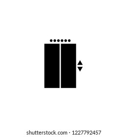 elevator icon. elevator vector illustration on white background for web and apps.