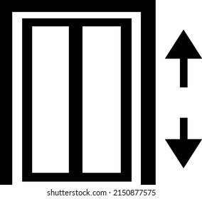 elevator Icon vector illustration on white background..eps
