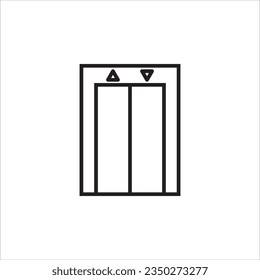 elevator icon vector illustration symbol