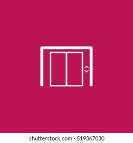 elevator icon vector illustration vector, for web and mobile design